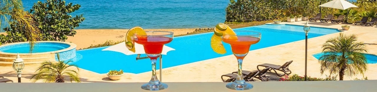 Image of Hispaniola Beach Oceanfront Residences drinks by the pool