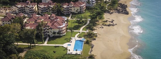 Image of Hispaniola Beach Oceanfront Residences aerial angled oceanview