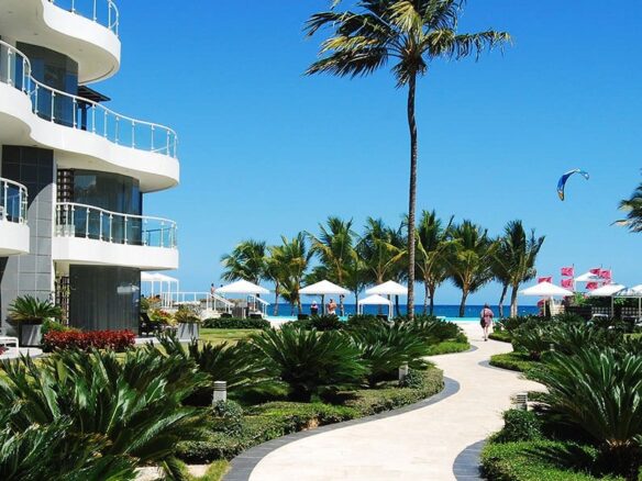 Millennium Resort and Spa walking path