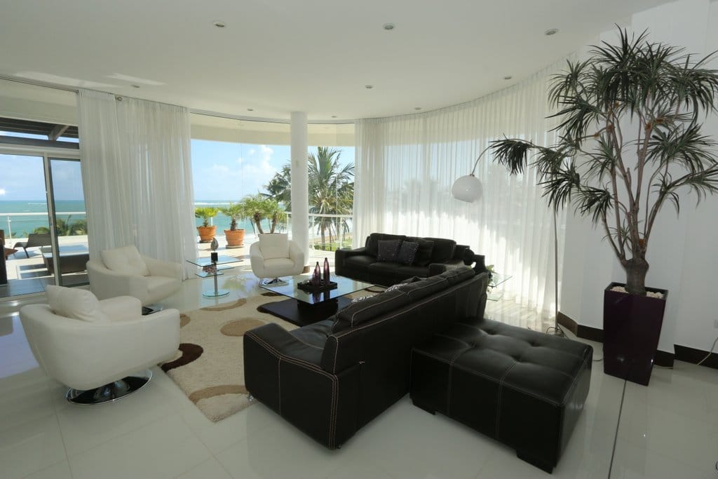 Image of Millenium Cabarete 3 Bedroom Penthouse suite interior living room