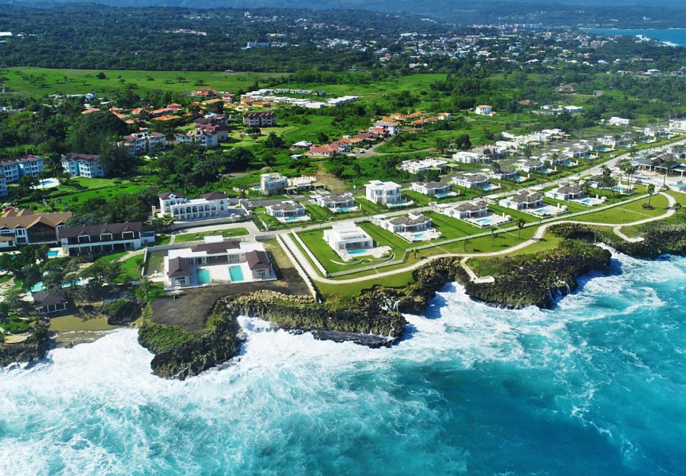 Sosua Ocean Village aerial private villas