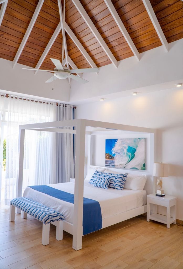 SOV Luxury Oceanfront Villa master suite