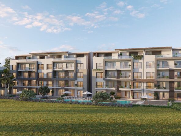 Rendering of Cana Cove Residences exterior full view