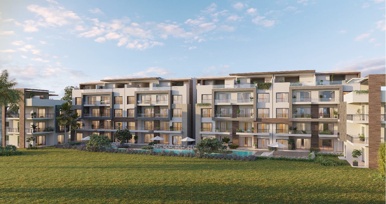 Rendering of Cana Cove Residences exterior full view