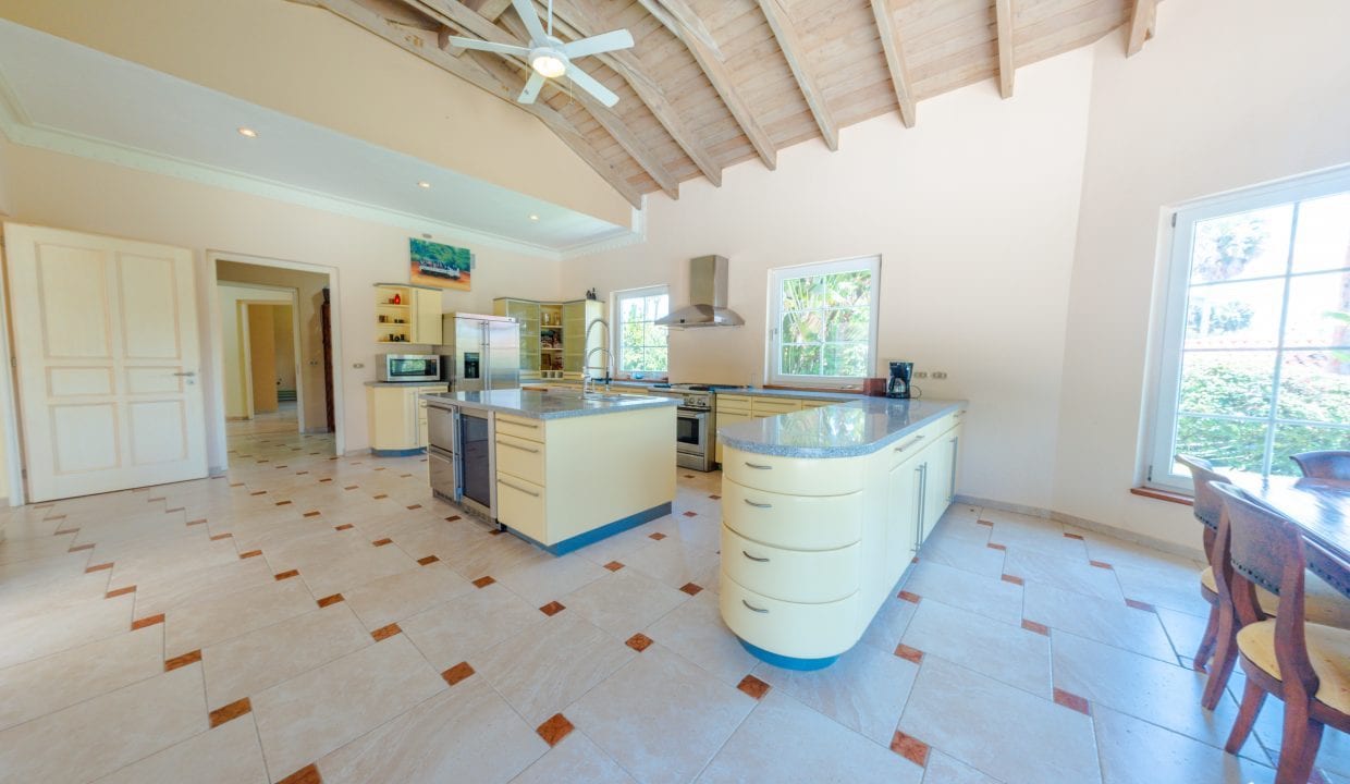 For Sale Enormous Villa Steps To The Ocean Dominican Republic Image of kitchen view 4