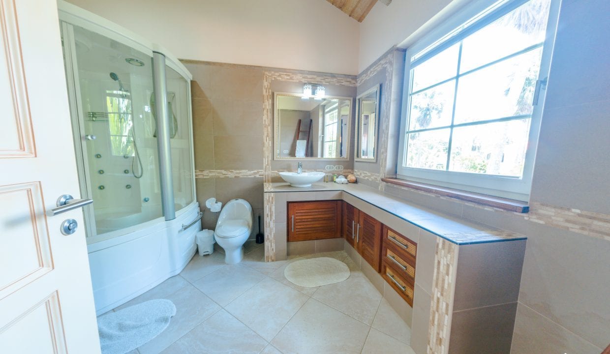 For Sale Enormous Villa Steps To The Ocean Dominican Republic Image of large bathroom