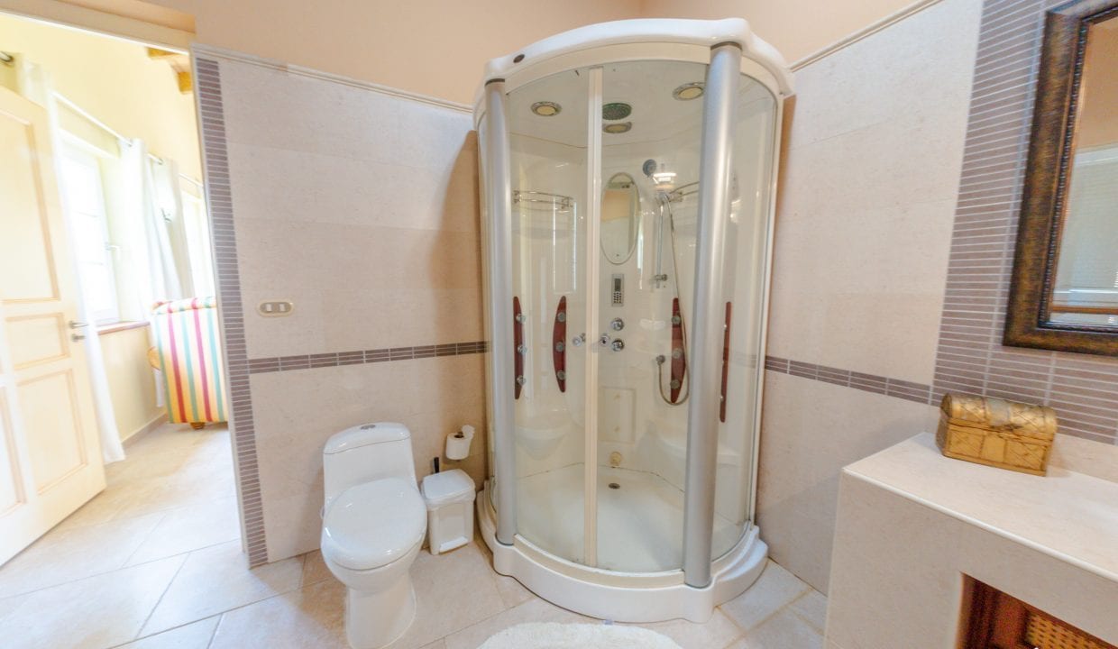 For Sale Enormous Villa Steps To The Ocean Dominican Republic Image of bathroom with shower