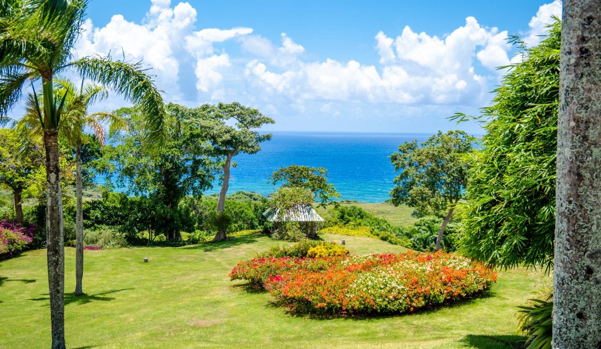 Image of For Sale Listing “Estate of Mind” Luxurious and Graceful Villa landscaped greenery and ocean view