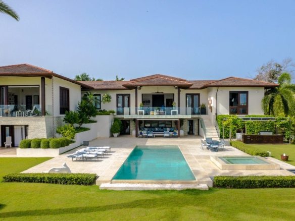 Gigantic Villa in Gated Luxury Community For Sale Image exterior backyard