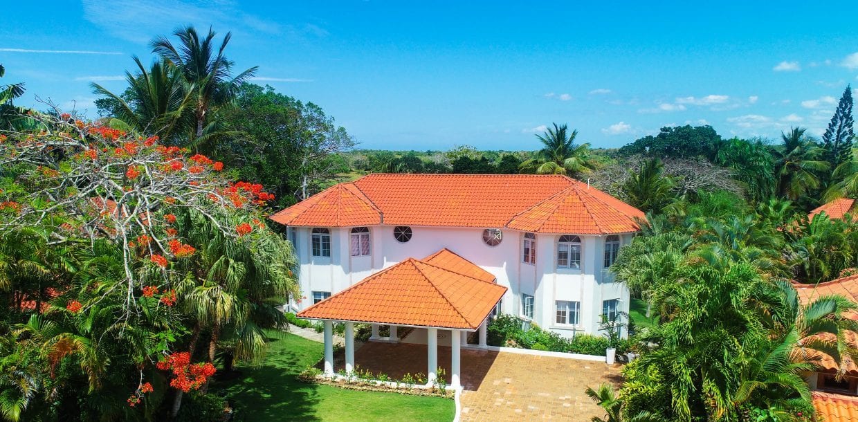 For Sale Villa Royale Coastal Luxury Home Dominican Republic Image of exterior aerial