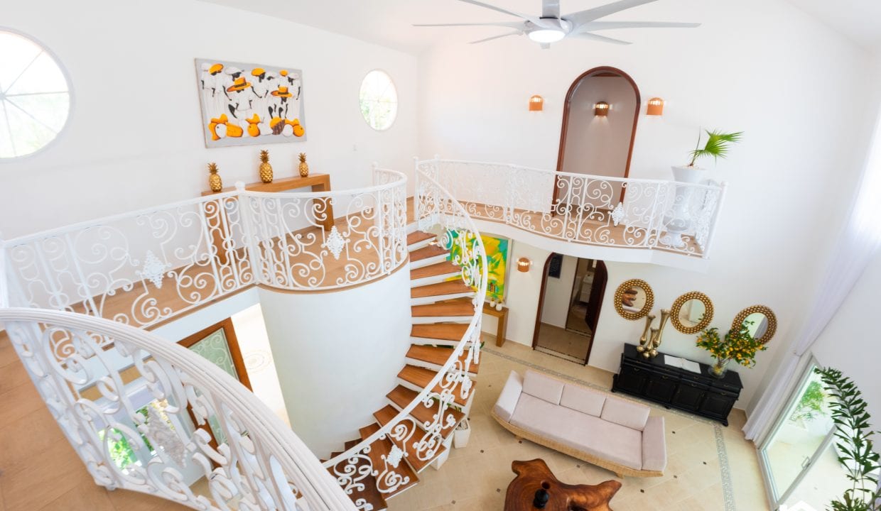 For Sale Villa Royale Coastal Luxury Home Dominican Republic Image of upper floor