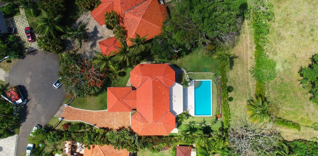 For Sale Villa Royale Coastal Luxury Home Dominican Republic Image of aerial over-head view