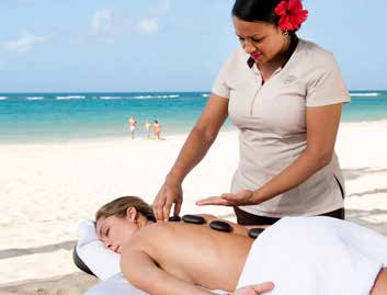 Spa massage in the Dominican Republic