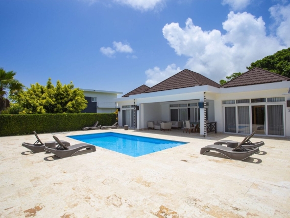 SOV Luxury Villa With Premium Finishing and Private Pool image of backyard swimming pool