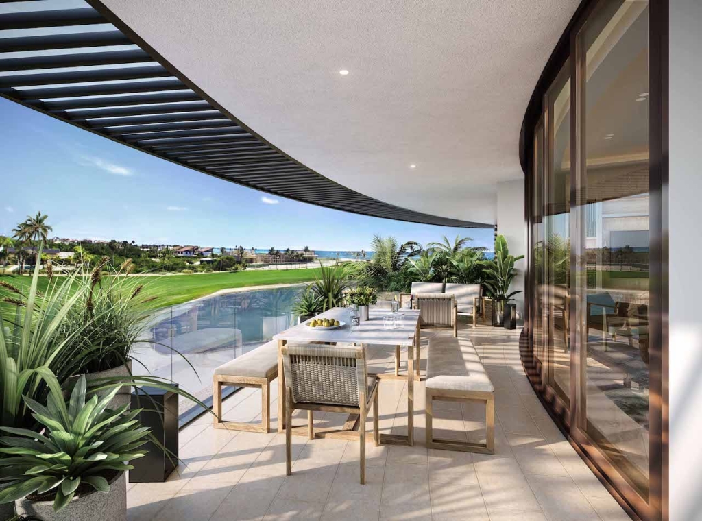 Rendering of St. Regis Cap Cana Condos terrace