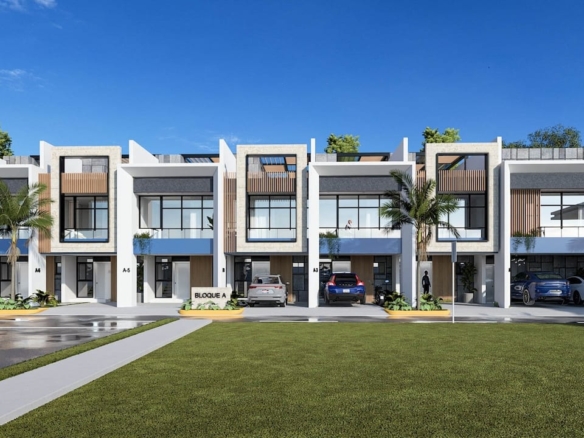 Dominion Luxury Villas Playa Chiquita Townhomes exterior front view