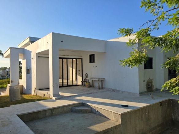 3-Bedroom Villa in Encuentro Dominican Republic For Sale exterior with parking