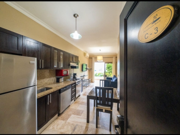 Ocean View Condo in Sosua Beachfront Living entrance