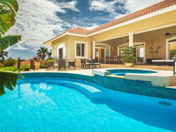 Luxurious 5-Bedroom Villa with Ocean Views in Residencial Hispaniola outdoor pool