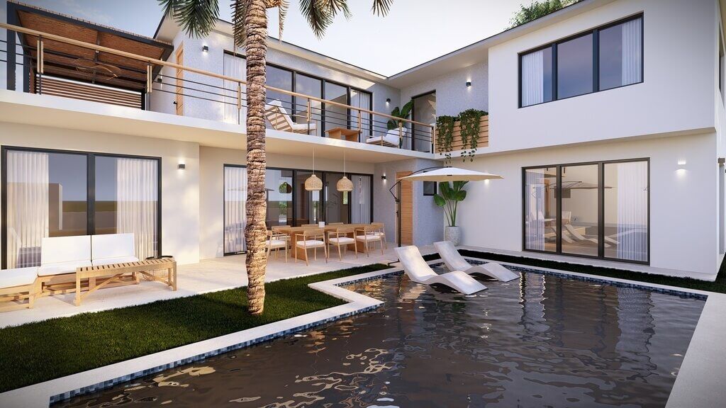 Kite Beach Avenue villa rendering
