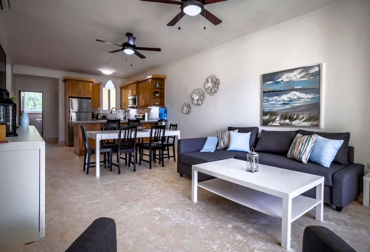 Elegant Hispaniola Beach Condo Living with Breathtaking Ocean & Mountain Scenery
