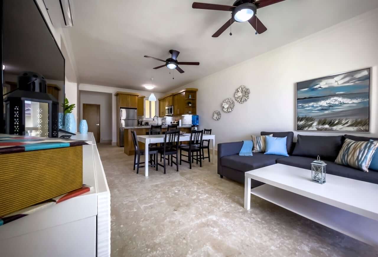 Elegant Hispaniola Beach Condo Living with Breathtaking Ocean & Mountain Scenery