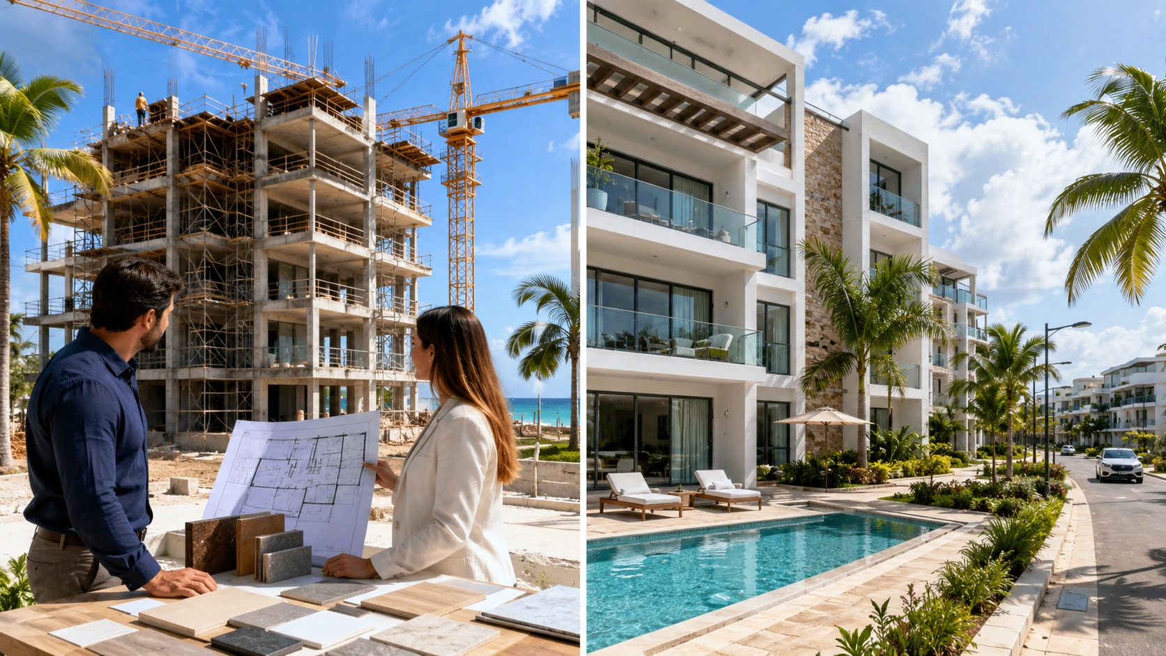 Caribbean Real Estate Dominican Republic pre-construction and ready-to-move property comparison.