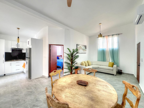 Renovated 1-Bedroom Apartment for Sale in Sosúa Ground Floor & Near the Beach