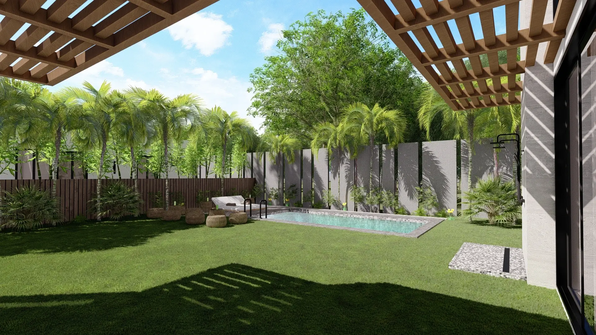 Rendering of Sunset by the Sea villa exterior