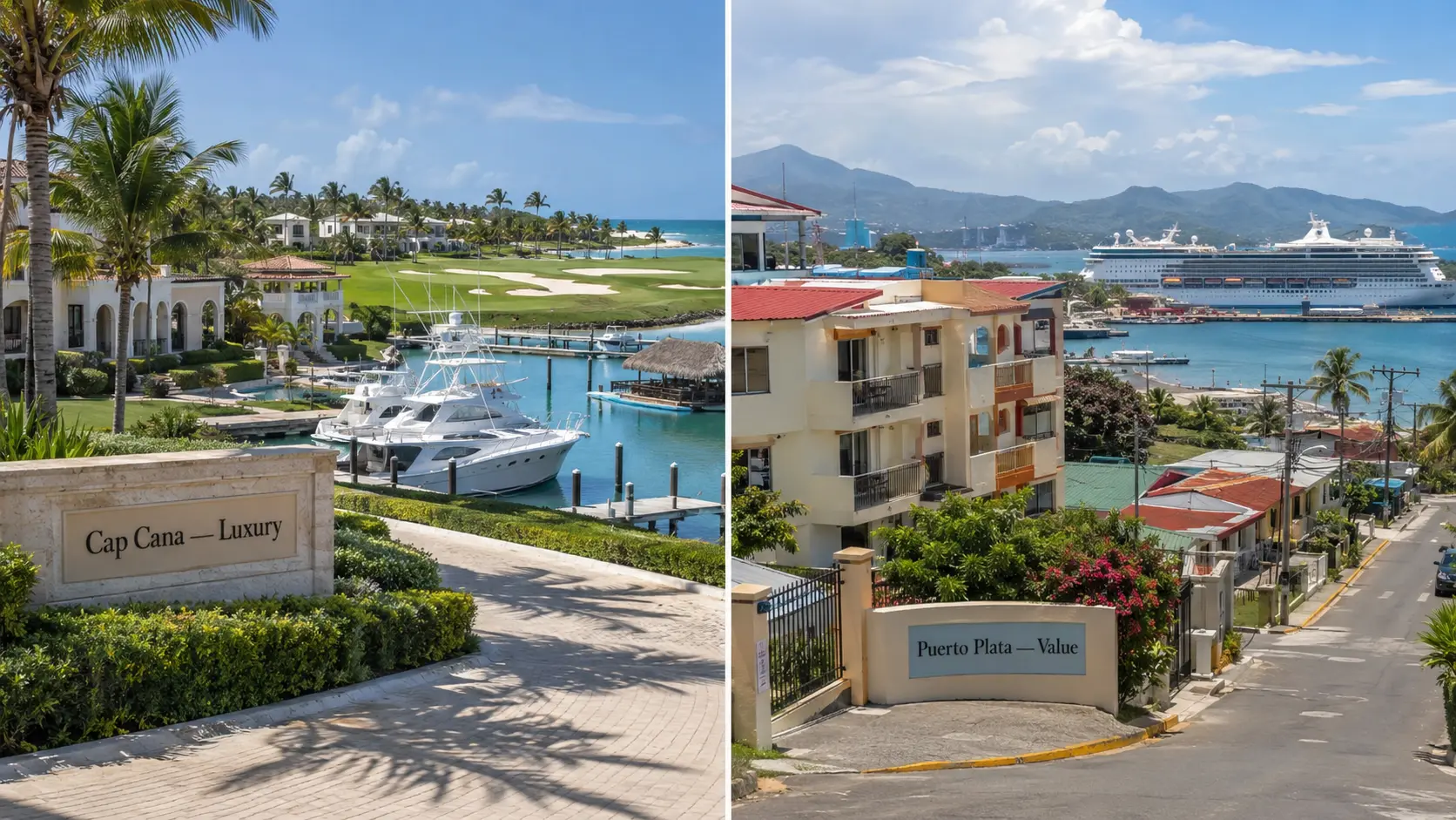 Cap Cana and Puerto Plata Two Different Investment Strategies