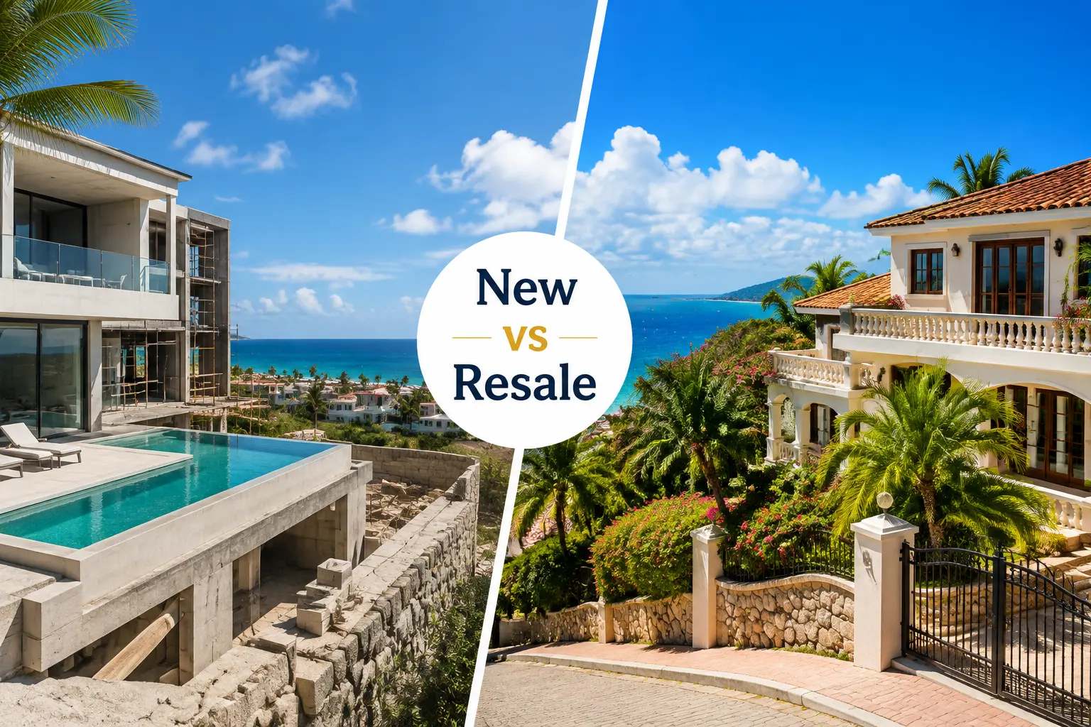 New Construction vs Resale Homes in the Dominican Republic