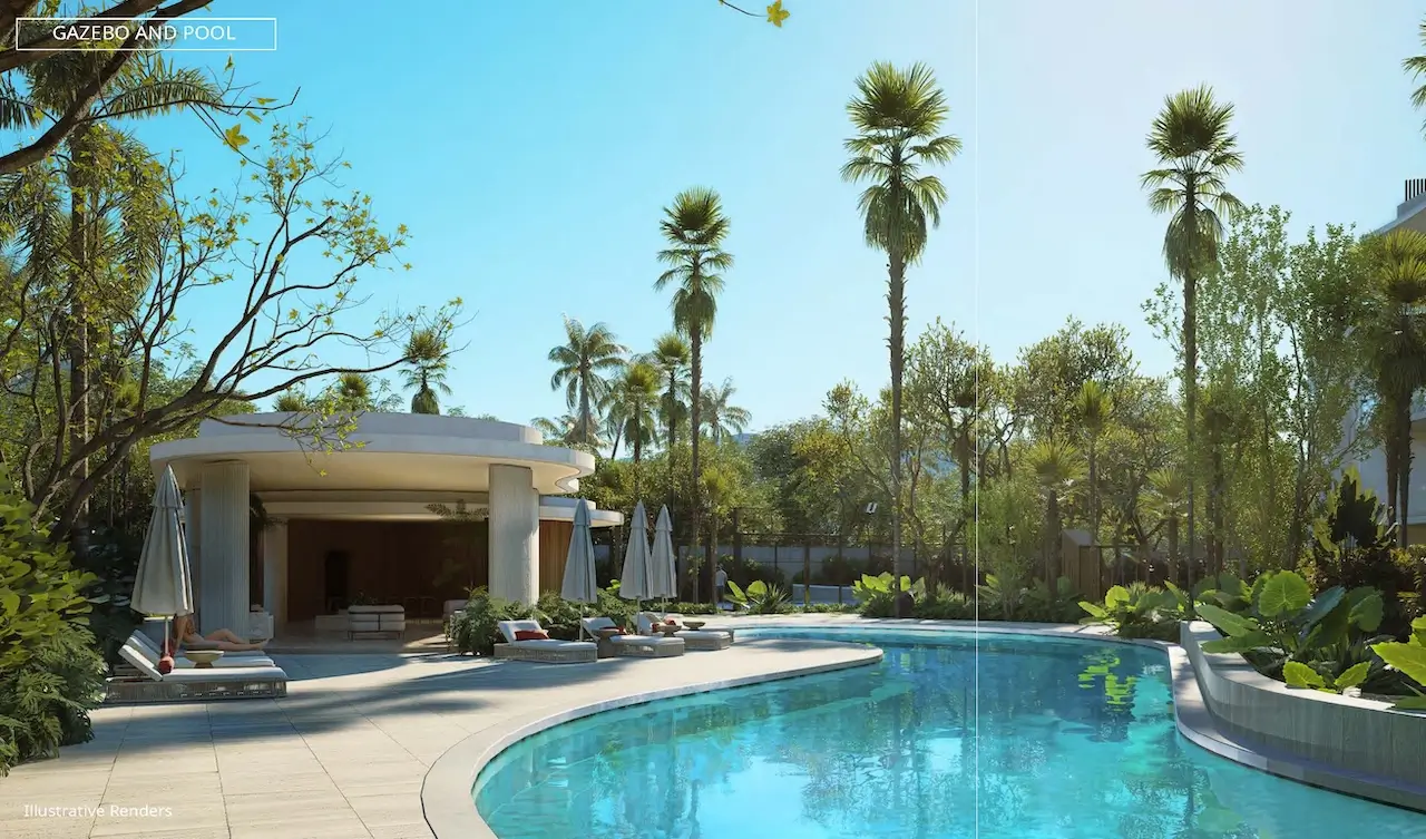 Plantation Gardens Puerto Plata residential apartments surrounded by tropical landscaping