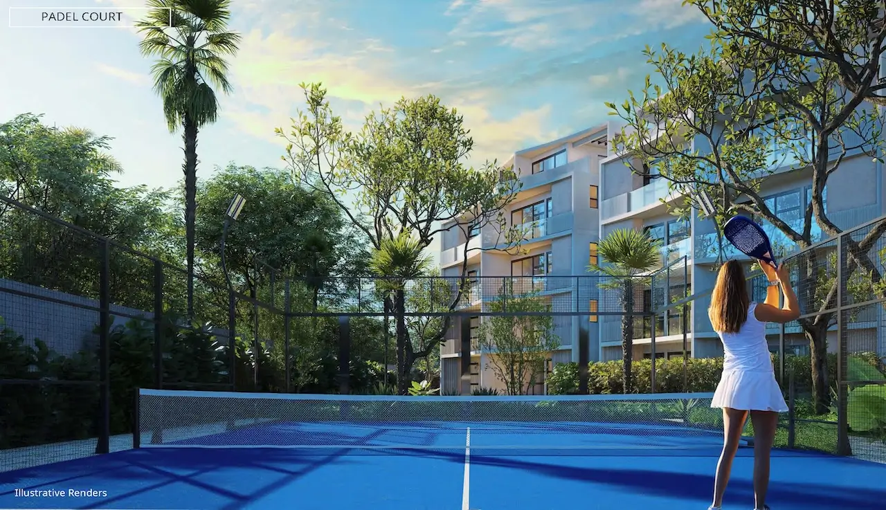 Plantation Gardens Puerto Plata residential apartments surrounded by tropical landscaping